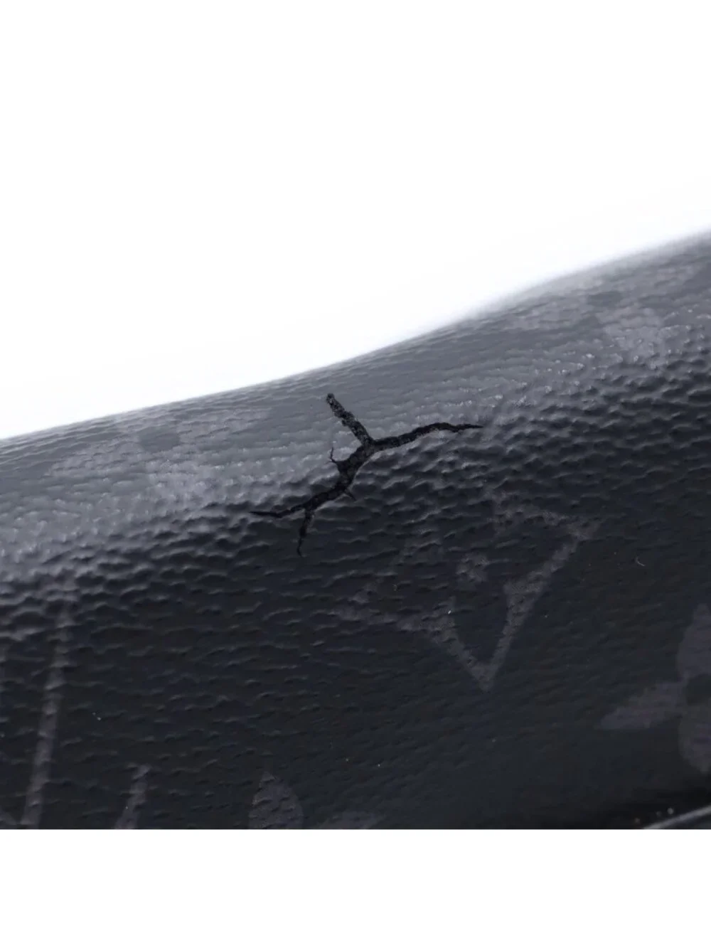 Louis Vuitton Monogram Eclipse Messenger Voyage Shoulder Bag Black Leather